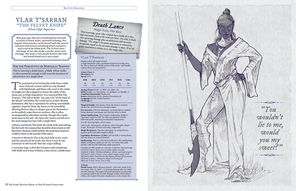 The Game Master's Book of Non-Player Characters: 500+ unique bartenders, brawlers, mages, merchants, royals, rogues, sages, sailors, warriors, weirdos ... RPG adventures (The Game Master Series)