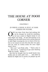The House at Pooh Corner: The Classic Edition (Winnie the Pooh Book #2)