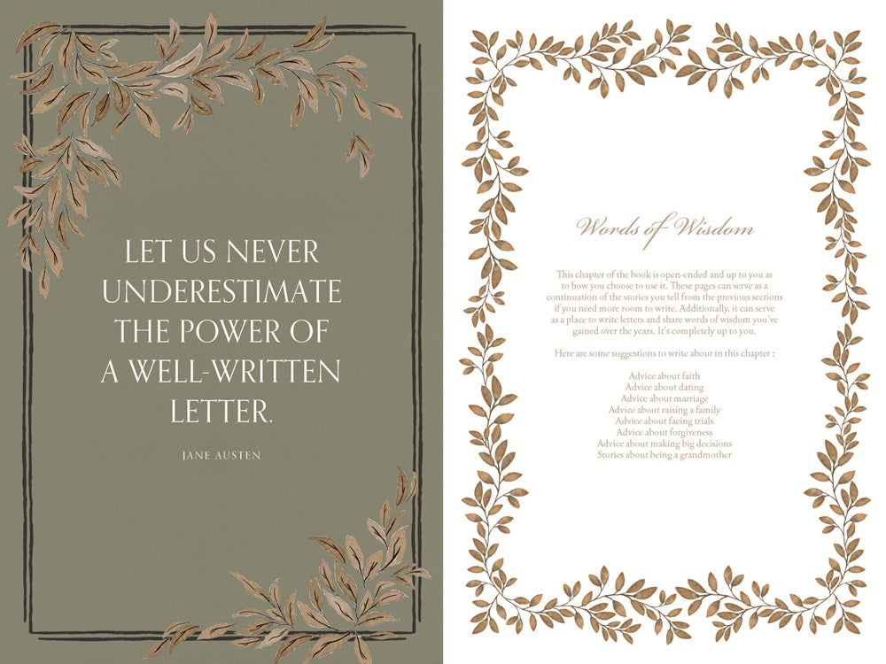 Grandma's Story: A Memory and Keepsake Journal for My Family (Heirloom Story Books and Guided Journals)
