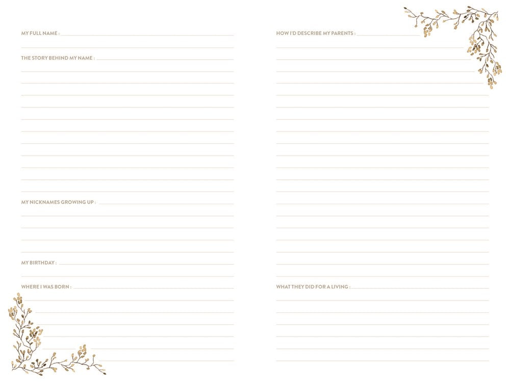 Grandma's Story: A Memory and Keepsake Journal for My Family (Heirloom Story Books and Guided Journals)