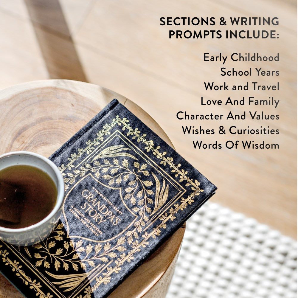 Grandpa's Story: A Memory and Keepsake Journal for My Family (Heirloom Story Books and Guided Journals)