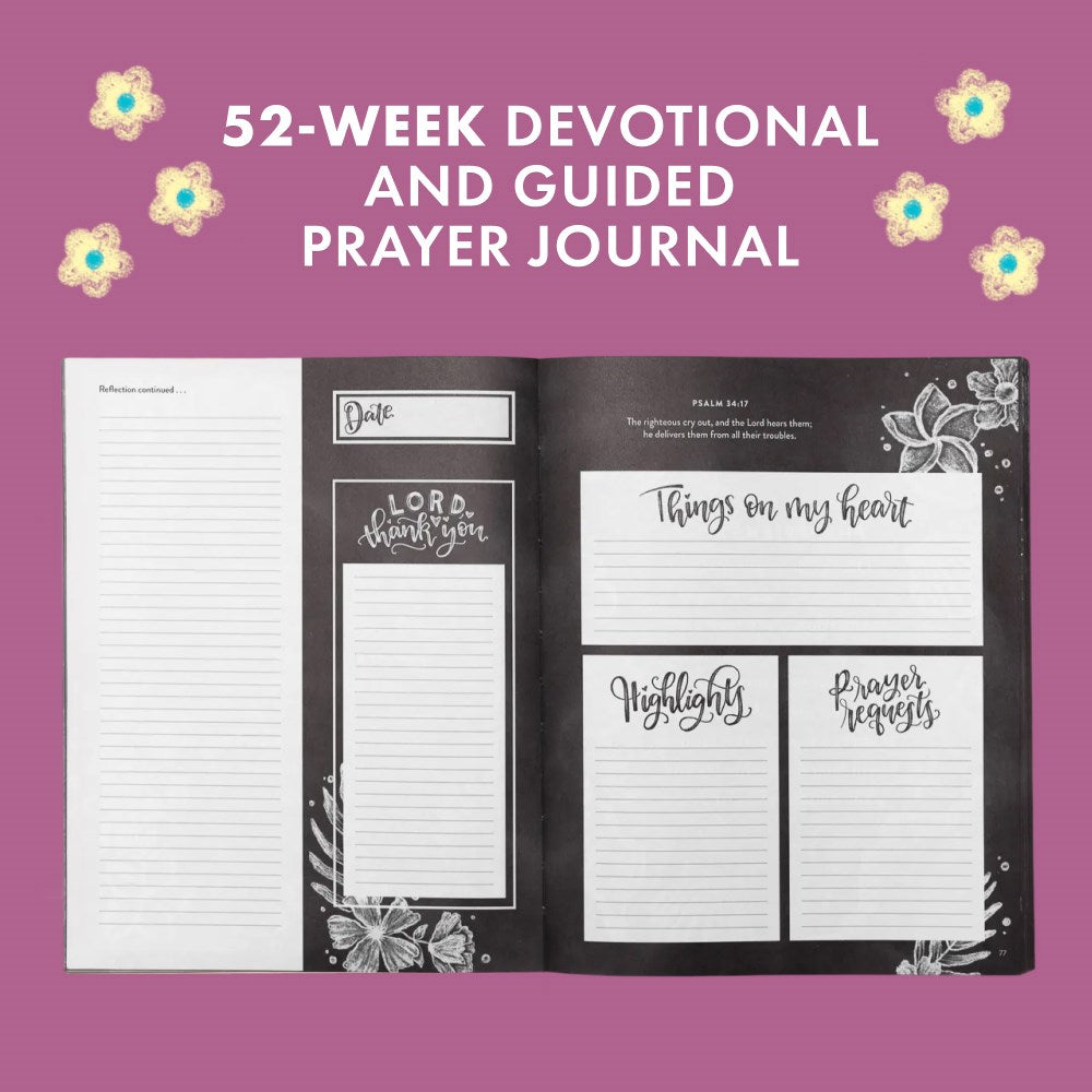 Prayer Journal for Teen Girls: 52-week Scripture, Devotional, & Guided Prayer Journal