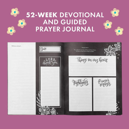 Prayer Journal for Teen Girls: 52-week Scripture, Devotional, & Guided Prayer Journal
