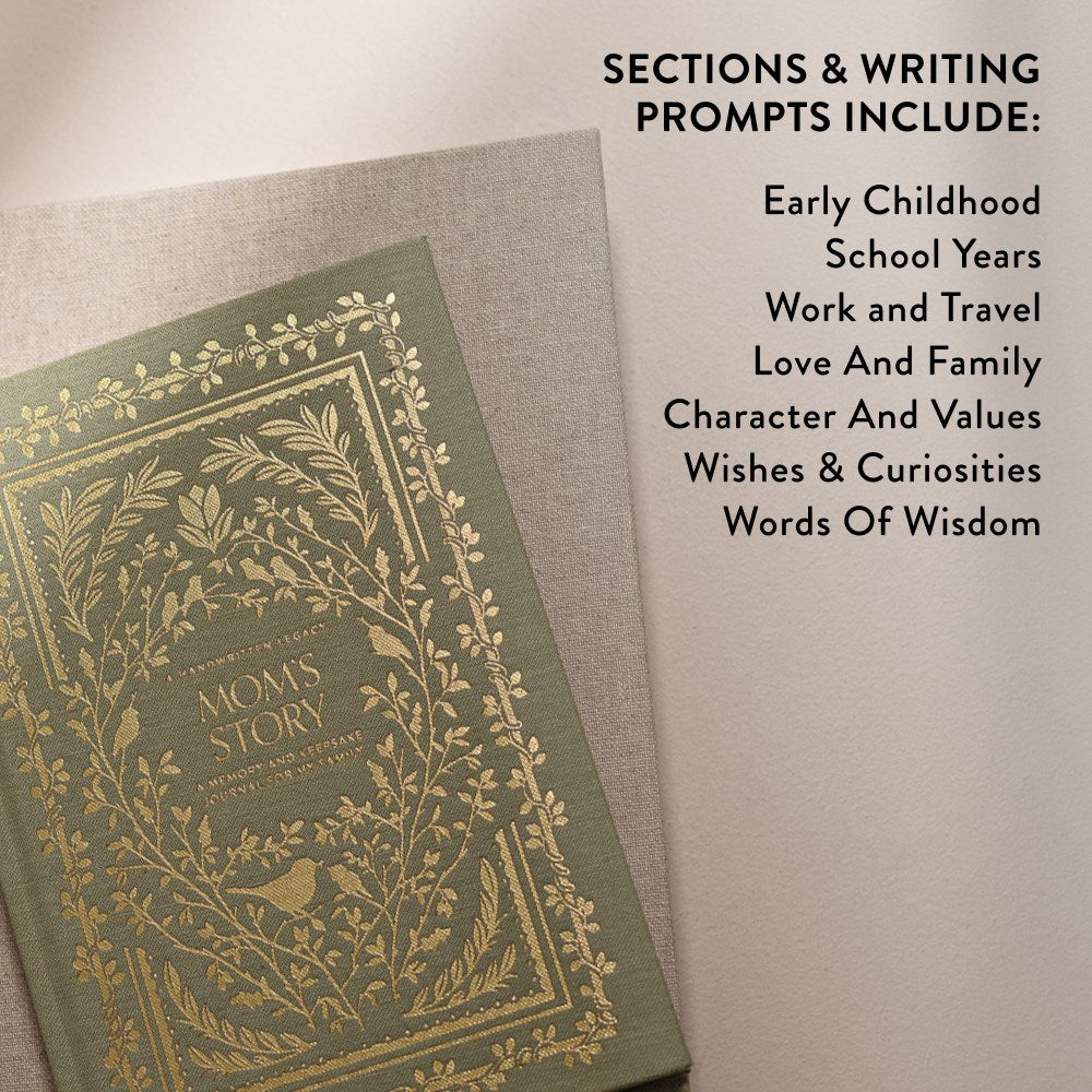 Mom's Story: A Memory and Keepsake Journal for My Family (Heirloom Story Books and Guided Journals)
