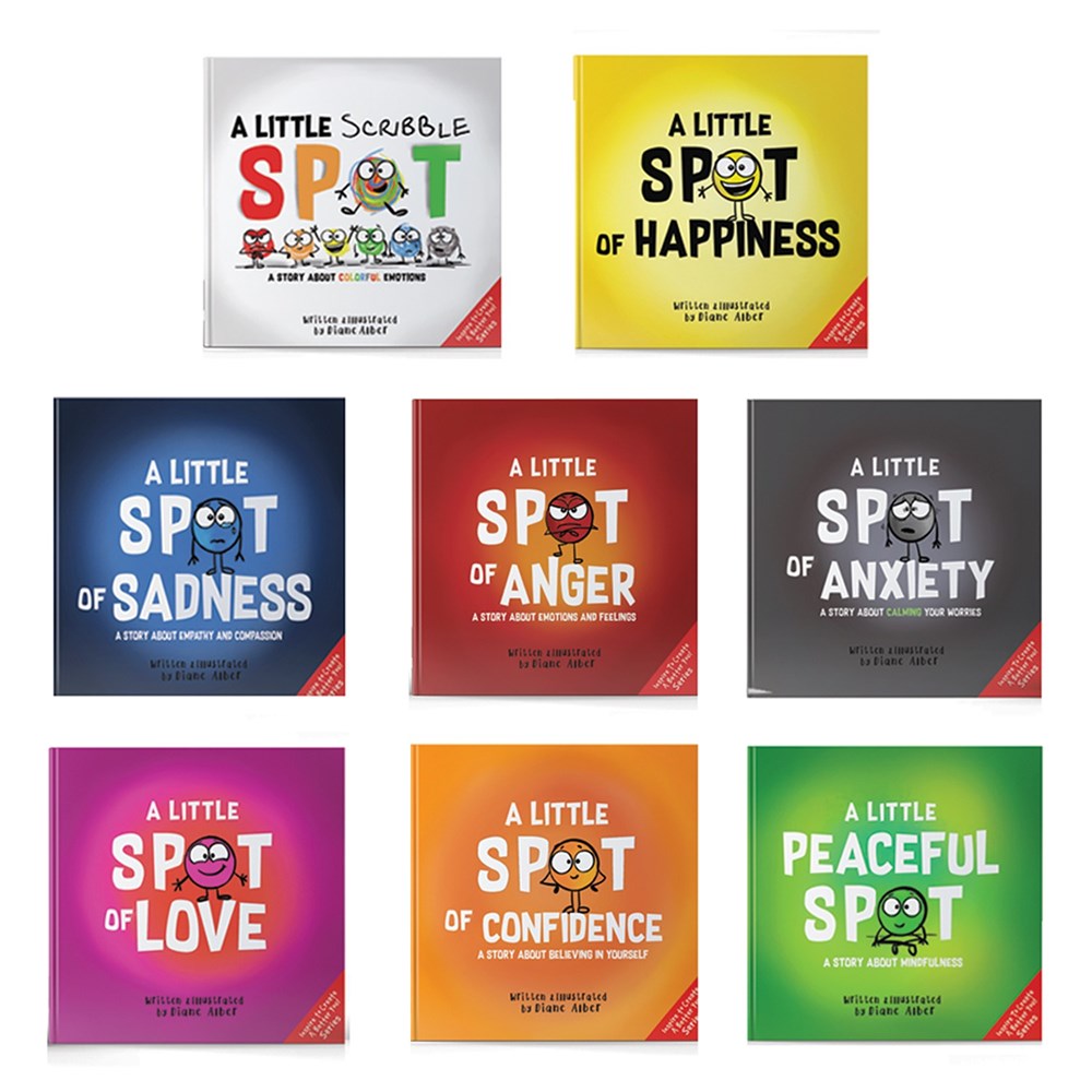 A Little SPOT of Emotion 8 Book Box Set (Books 1-8: Anger, Anxiety, Peaceful, Happiness, Sadness, Confidence, Love, & Scribble Emotion)
