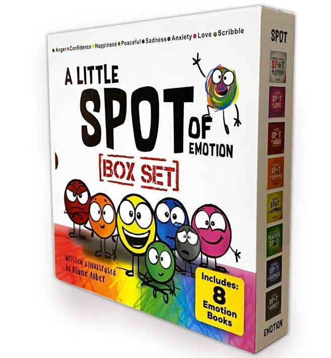 A Little SPOT of Emotion 8 Book Box Set (Books 1-8: Anger, Anxiety, Peaceful, Happiness, Sadness, Confidence, Love, & Scribble Emotion)