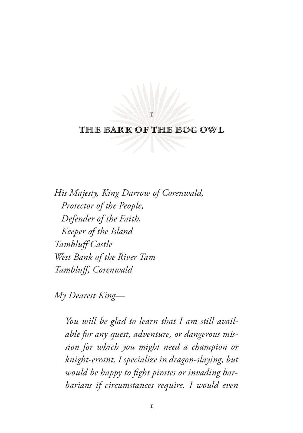 The Bark of the Bog Owl (Wilderking Trilogy, 1)