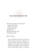 The Bark of the Bog Owl (Wilderking Trilogy, 1)