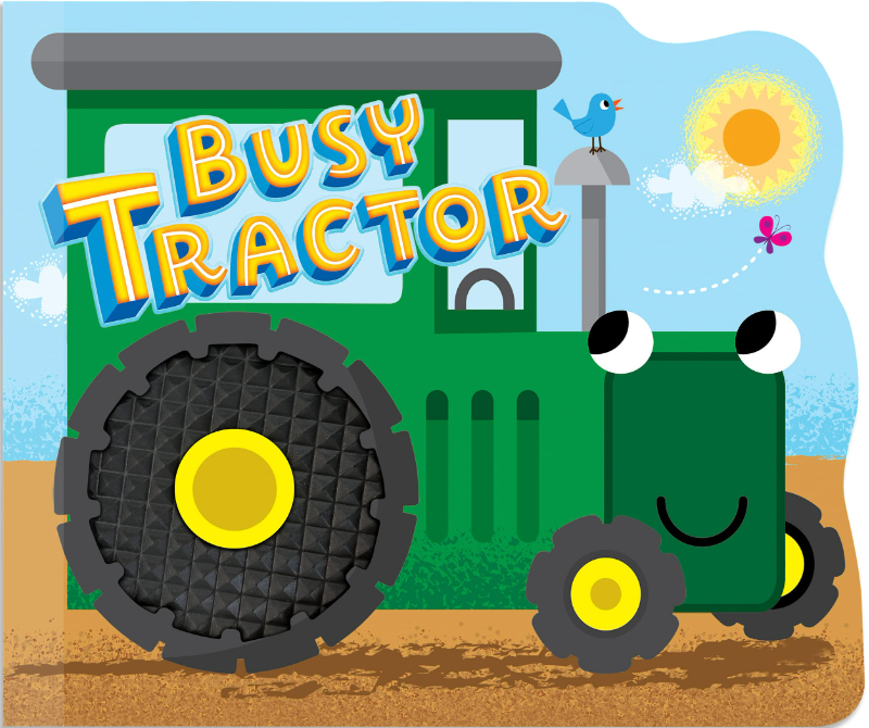 Busy Tractor - Touch and Feel Board Book - Sensory Board Book