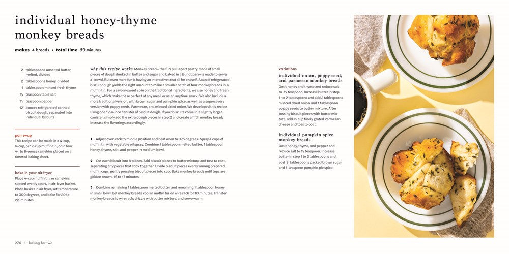 Baking for Two: 200+ Small-Batch Recipes, from Lazy Bakes to Layer Cakes