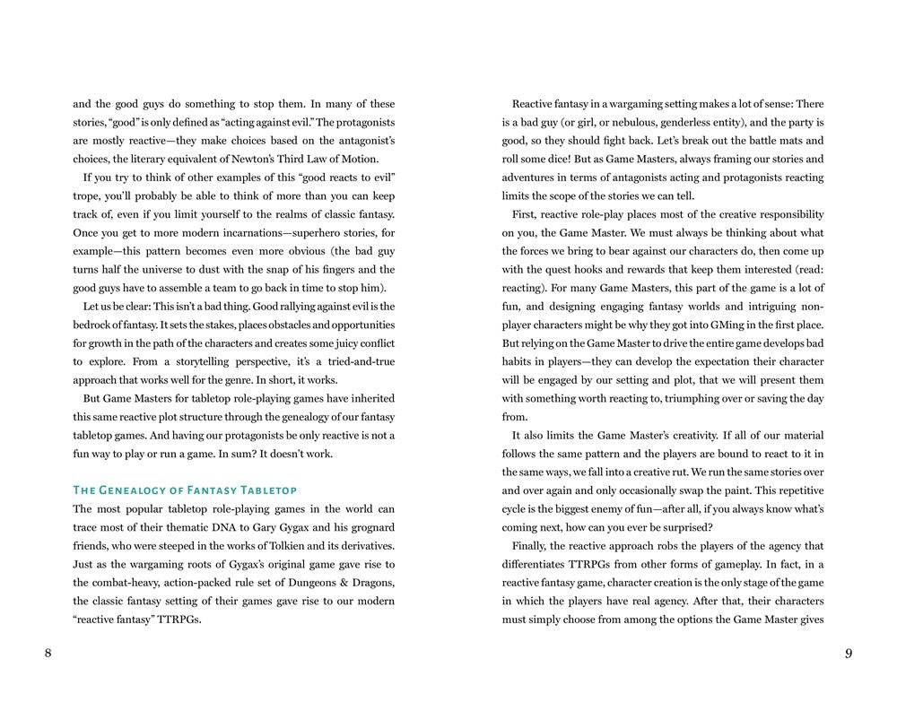The Game Master's Handbook of Proactive Roleplaying: Guidelines and strategies for running PC-driven narratives in 5E adventures (The Game Master Series)
