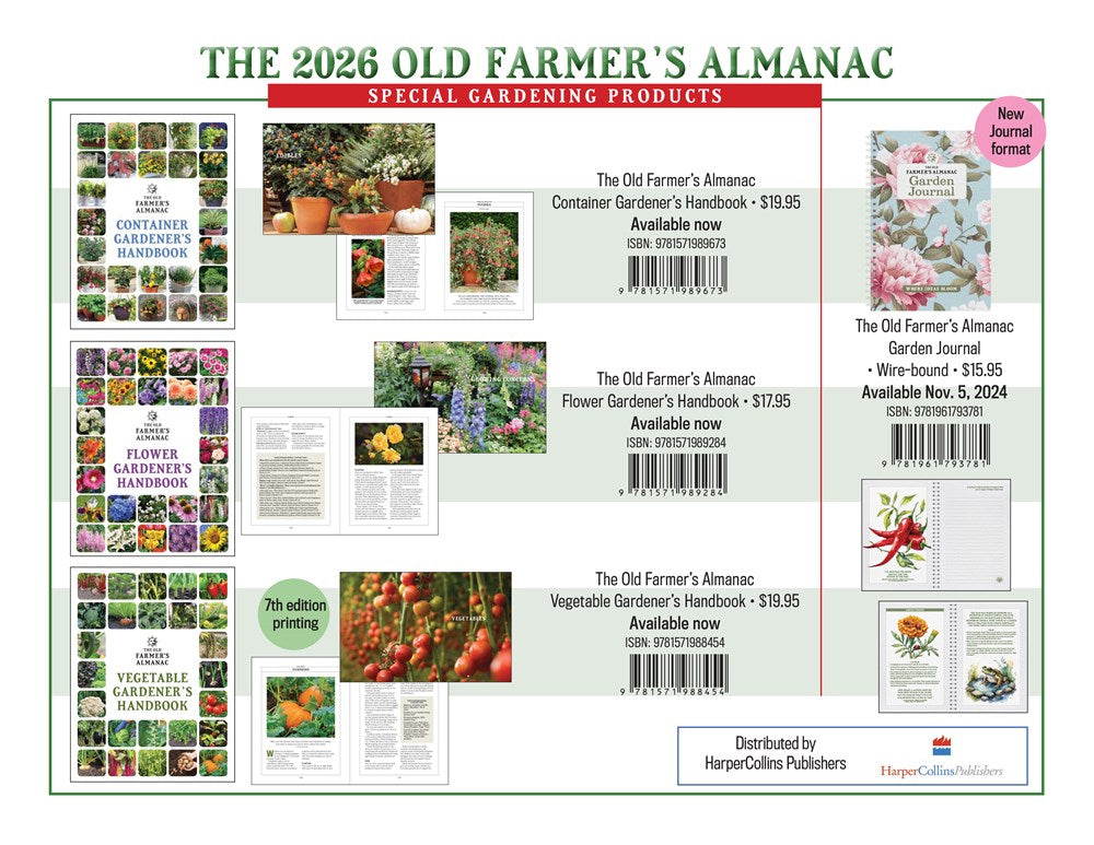 The 2026 Old Farmer's Almanac Trade Edition: The Beloved and Bestselling Annual Collection of Weather Forecasts and Useful Information