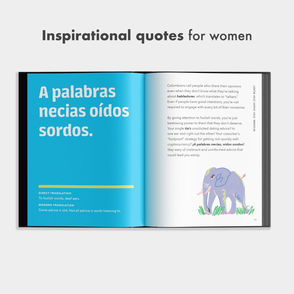 Mamá Didn't Raise a Pendeja: A Book of Anti-Affirmations Inspired by Tough Latinas