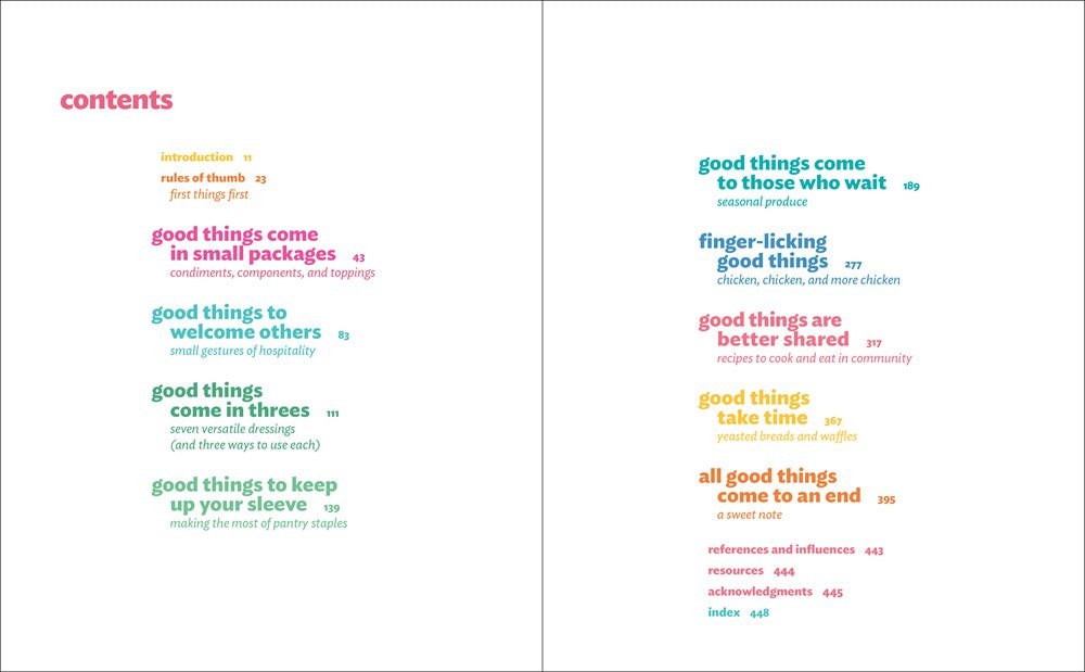 Good Things: Recipes and Rituals to Share with People You Love: A Cookbook