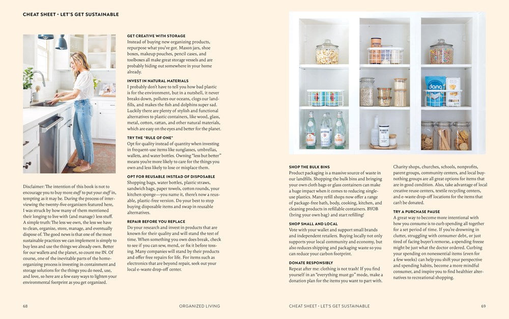 Organized Living: Solutions and Inspiration for Your Home [A Home Organization Book]