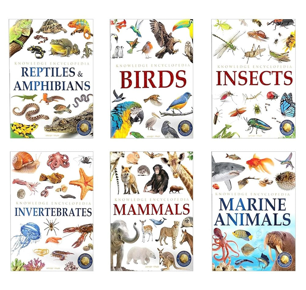 Animals: Collection of 6 Books: Knowledge Encyclopedia For Children (Box Set)