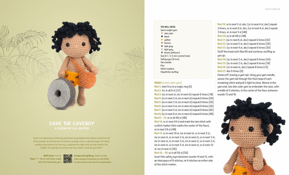 Dinosaurs, Mammoths and More Prehistoric Amigurumi