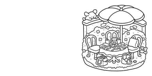 Cozy Corner: Coloring Book for Adults and Kids (Cozy Spaces Coloring)