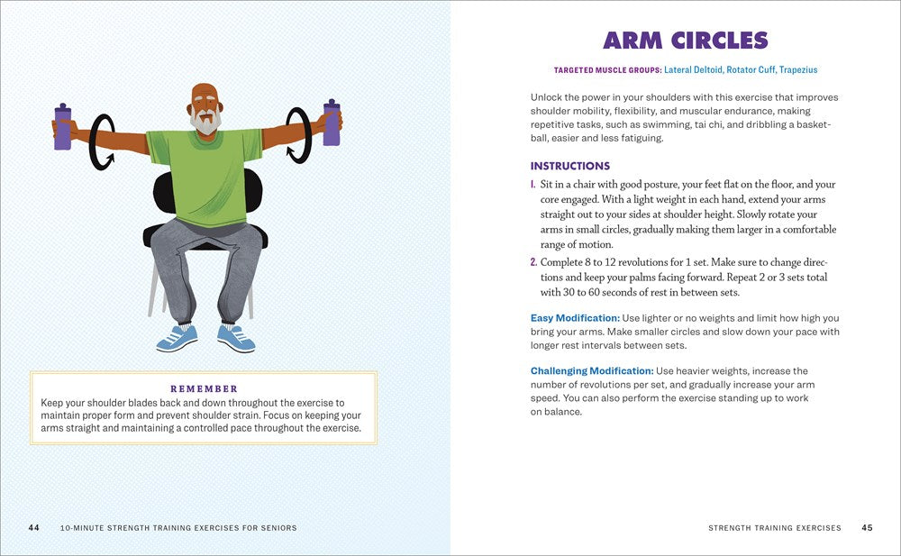 10-Minute Strength Training Exercises for Seniors: Exercises and Routines to Build Muscle, Balance, and Stamina