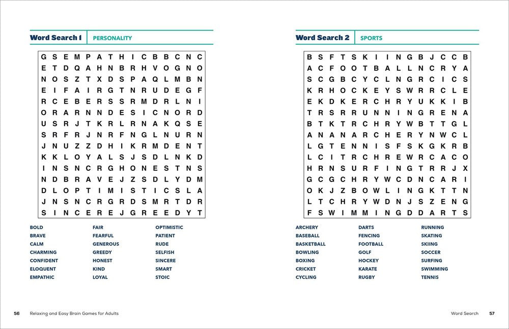 Relaxing Brain Games for Adults