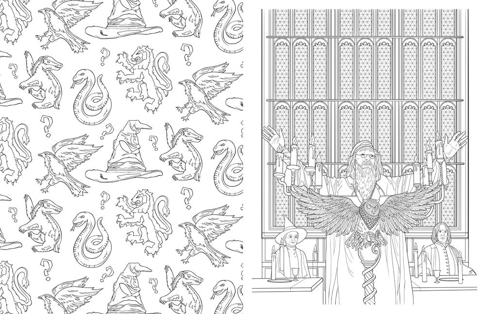 Harry Potter: An Official Hogwarts Coloring Book