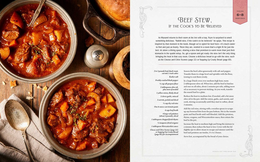 A Feast of Thorns and Roses: The Unofficial Cookbook of A Court of Thorns and Roses