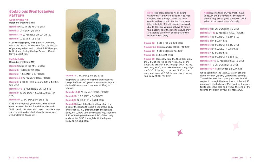 No-Sew Mini Amigurumi: 40 Crochet Patterns for Super Cute, Super Small Plushies