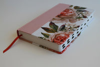 Biblia Reina Valera 1960 letra grande. Tela rosada con flores, manual con índice / Spanish Bible RVR 1960, Large Print, Pink Floral Cloth with Index (Spanish Edition)