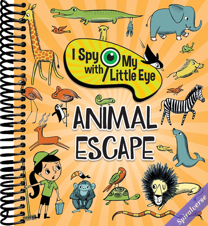 I Spy With My Little Eye Animal Escape - Kids Search, Find, and Seek Activity Book, Ages 3, 4, 5, 6+