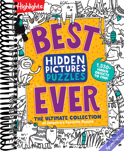 Best Hidden Pictures Puzzles EVER: 144-Page Puzzle Book with Over 1,500 Hidden Objects, Classic Search-and-Find Puzzles and Travel Activities for Kids Ages 6 and Up (Highlights Hidden Pictures)