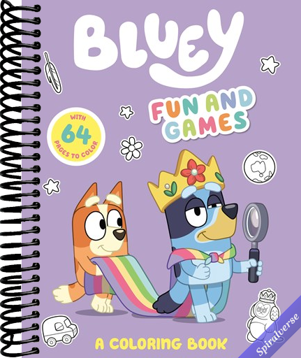 Bluey: Fun and Games: A Coloring Book