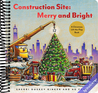 Construction Site Merry and Bright: A Christmas Lift-the-Flap Book (Goodnight Construction Site)