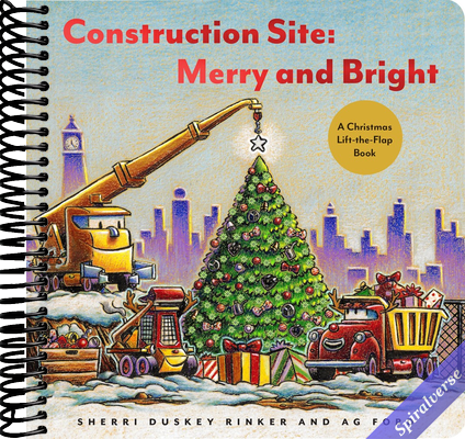 Construction Site Merry and Bright: A Christmas Lift-the-Flap Book (Goodnight Construction Site)