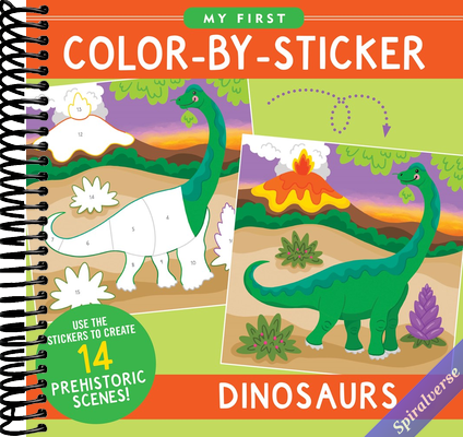 My First Color-by-Sticker Book - Dinosaurs