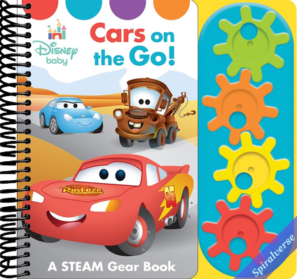 Disney Baby - Cars on the Go! - A STEM Gear Sound Book - PI Kids (Play-A-Sound)