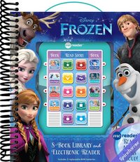 Disney Frozen Elsa, Anna, Olaf, and More! - Me Reader Electronic Reader and 8-Sound Book Library - Great Alternative to Toys for Christmas - PI Kids