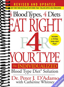 Eat Right 4 Your Type (Revised and Updated): The Individualized Blood Type Diet(r) Solution