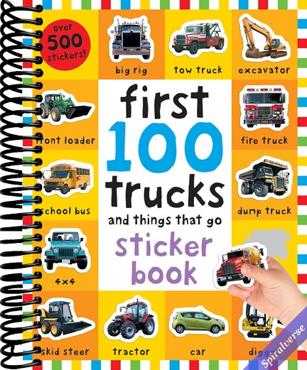 First 100 Stickers: Trucks and Things That Go: Over 500 stickers for learning and play!