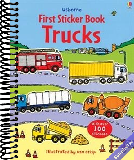 First Sticker Book Trucks: A Delightful Sticker Activity Book Showcasing Trucks, Construction Sites, and More
