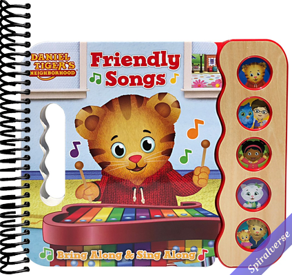 Daniel Tiger Friendly Songs: Children's 5-Button Song Book - Sing and Read with Daniel Tiger and Friends