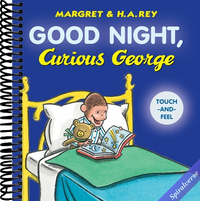 Good Night, Curious George Padded Touch-and-Feel: A Delightful Bedtime Board Book with Everyone's Favorite Curious Monkey