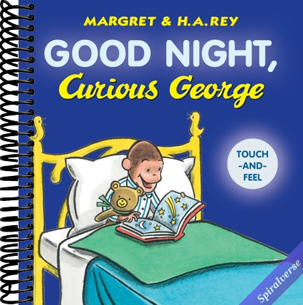 Good Night, Curious George Padded Touch-and-Feel: A Delightful Bedtime Board Book with Everyone's Favorite Curious Monkey