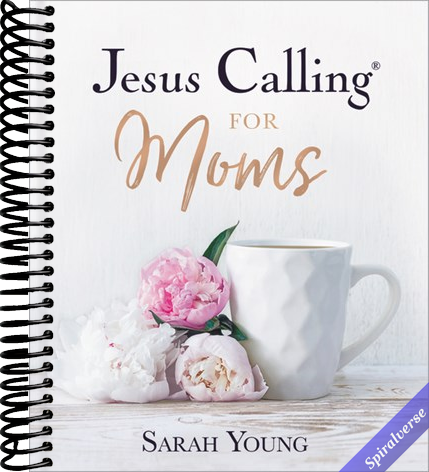Jesus Calling for Moms, Padded Hardcover, with Full Scriptures: Devotions for Strength, Comfort, and Encouragement (A 50-Day Devotional) - The Perfect Christian Christmas Gift for Women