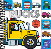 Lift-the-Flap Tab: Trucks: An interactive board book for little fans of trucks