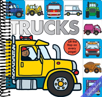Lift-the-Flap Tab: Trucks: An interactive board book for little fans of trucks