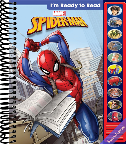 Marvel - I'm Ready to Read with Spider-Man - Interactive Read-Along Sound Book - Great for Early Readers - PI Kids