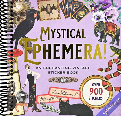 Mystical Ephemera! An Enchanting Vintage Sticker Book (over 900 stickers)