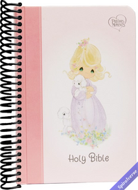 NKJV, Precious Moments Small Hands Bible, Hardcover, Pink, Comfort Print: Holy Bible, New King James Version
