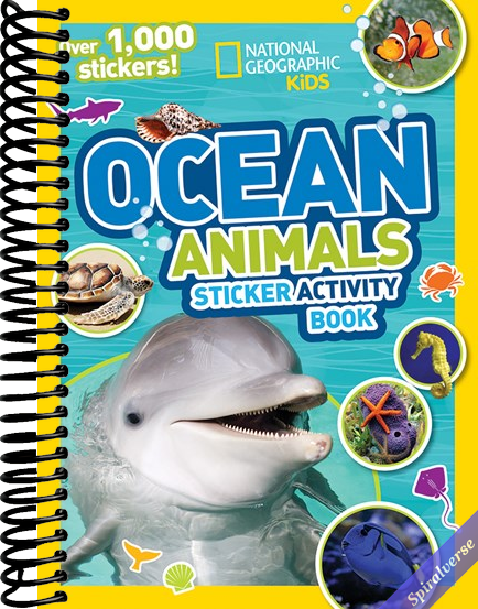 National Geographic Kids Ocean Animals Sticker Activity Book: Over 1,000 Stickers!