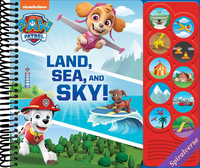 PAW Patrol - Land, Sea, and Sky! - 10-Button Interactive Sound Book - PI Kids